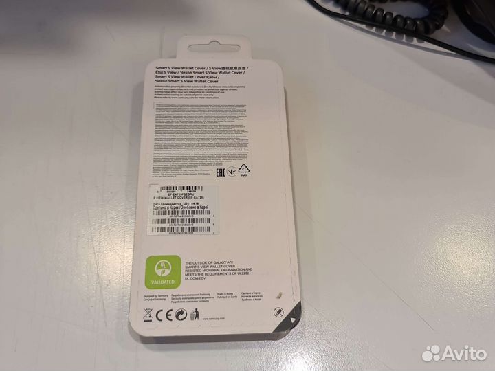 Чехол-книжка на samsung А72, оригинал