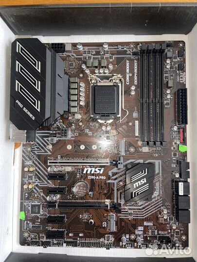 Материнская плата msi z390-a pro сгоревшая
