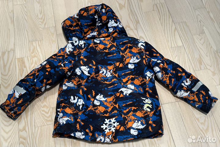 Куртка зимняя утепленная для мальчика р.110-116