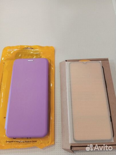 Защитное стекло и чехол на телефон Редми 12С новое