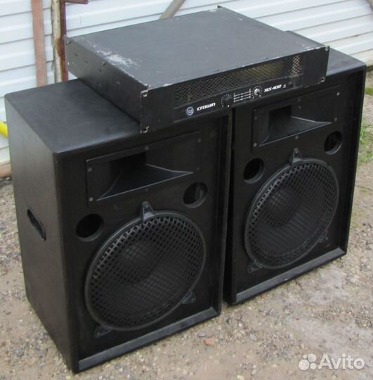 Колонки Frank Audio 1100W 2шт D12