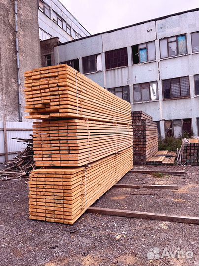 Брус обрезной 100х150х6000мм от производителя