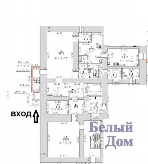 Сдам помещение свободного назначения, 184.5 м²