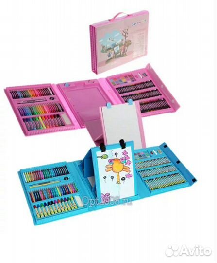 Набор юного художника с мольбертом