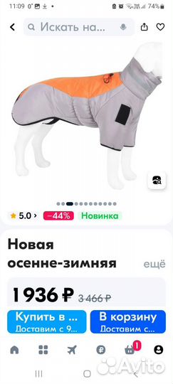 Комбинезон для собаки средних пород