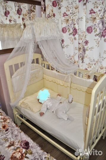 Бортики для детской кроватки