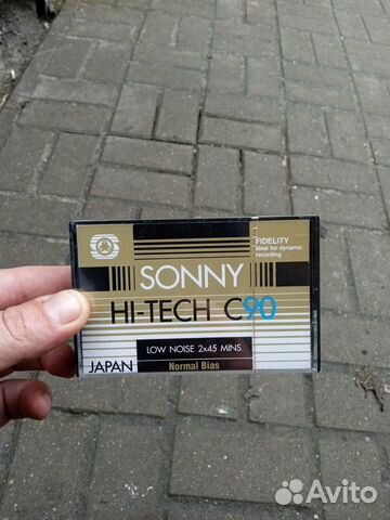 Аудиокассеты новые запечатанные sony