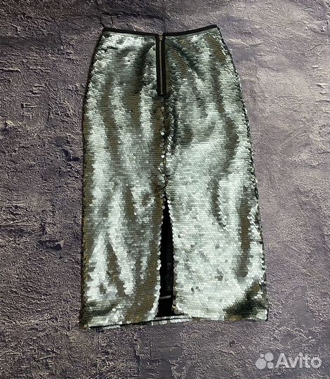 Юбка с пайетками женская