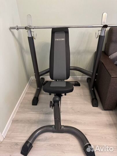 Тренажёр Torneo G-424 + гриф и гантели