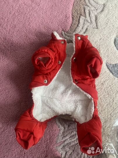 Комбинзон и ботинки (одежда)на маленькую собачку