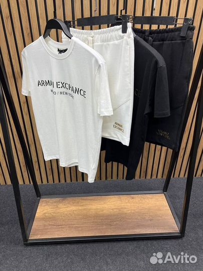 Armani exchange футболка + шорты костюм