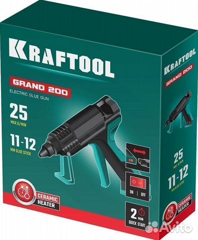 Пистолет термоклеевой электрический kraftool Grand