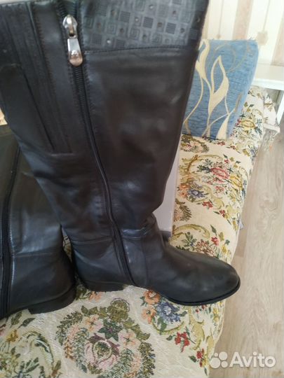 Сапоги женские натуральная кожа