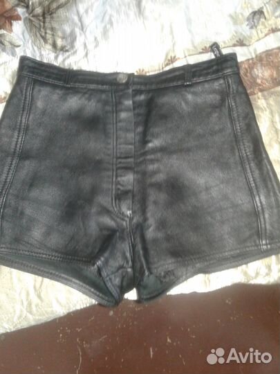Шорты кожаные