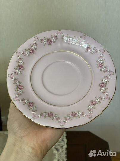 6 Блюдец от Чешского сервиза Leander