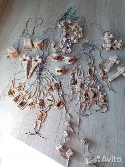 Изделия из бересты- украшения, шаркунок