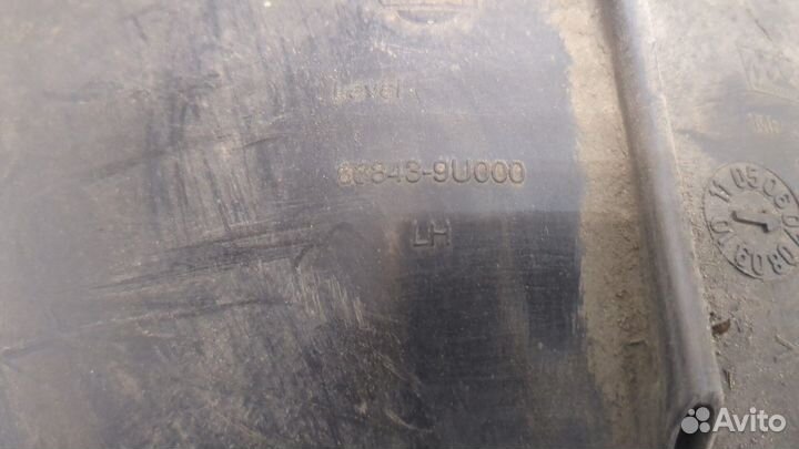 Защита арок (подкрылок) Nissan Note E11, 2007