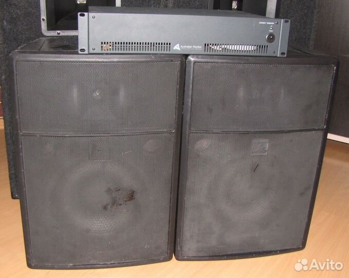 Колонки D-Pro 400+400W F-12 2шт Усилитель звука