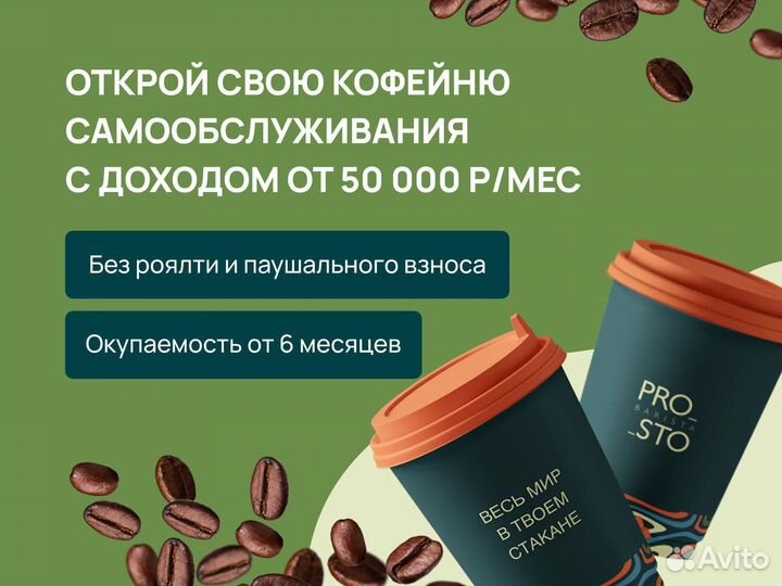 Кофейня самообслуживания пассивный доход