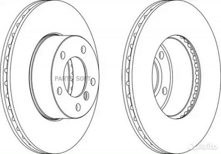 Ferodo DDF1536 Диск торм. BMW 3 E90,91