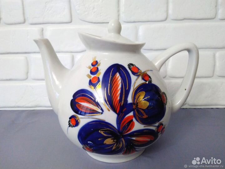 Чайник СССР Большой доливной чайник