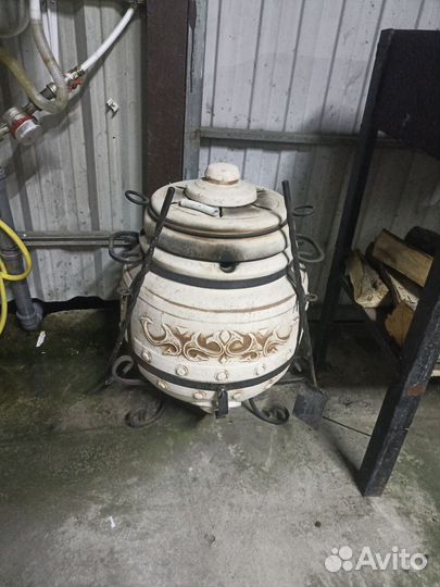 Тандыр на дровах