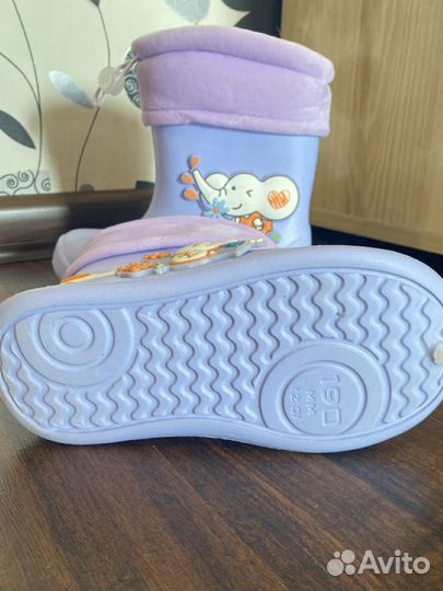 Детские резиновые сапоги