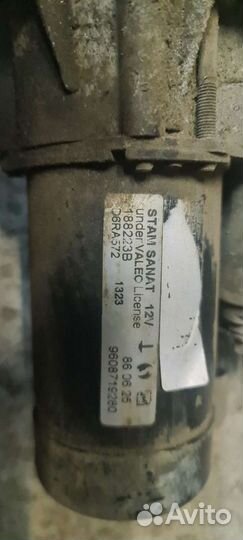 Стартер peugeot 206 пежо 206 с двигателем 1.4