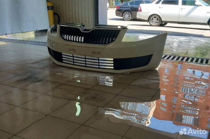 Бампер передний skoda octavia а7