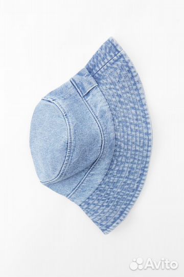 Панама джинсовая Zara новая коллекция