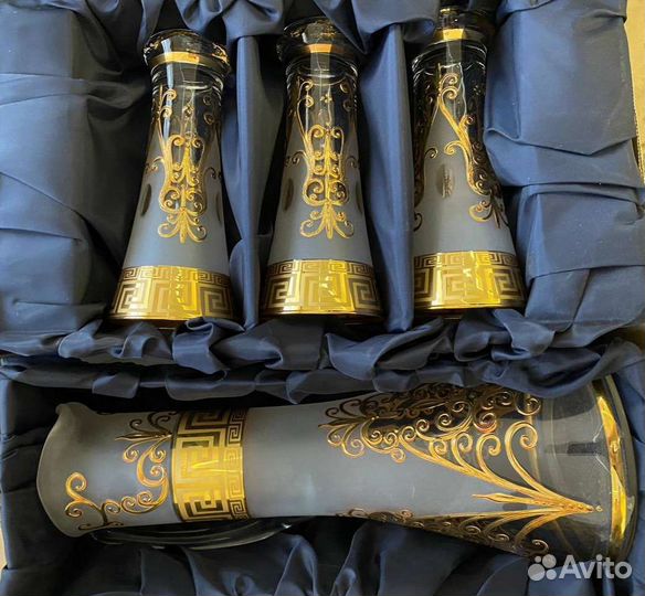 Графин со стаканами Versace (Чешские)