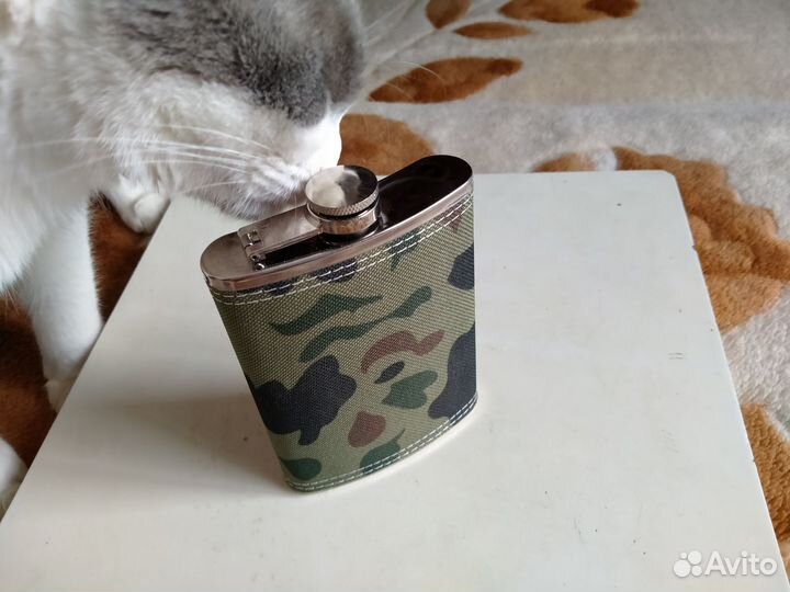 Походная фляжка объем 250 мл материал нержавейка