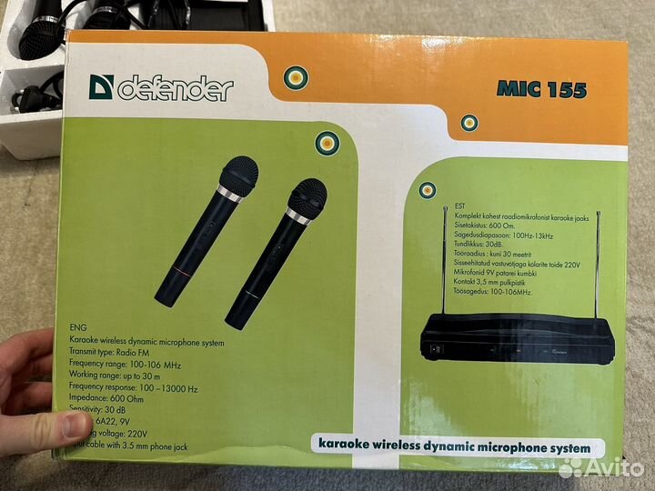 Микрофон defender mic 155