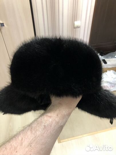 Шапка ушанка мужская