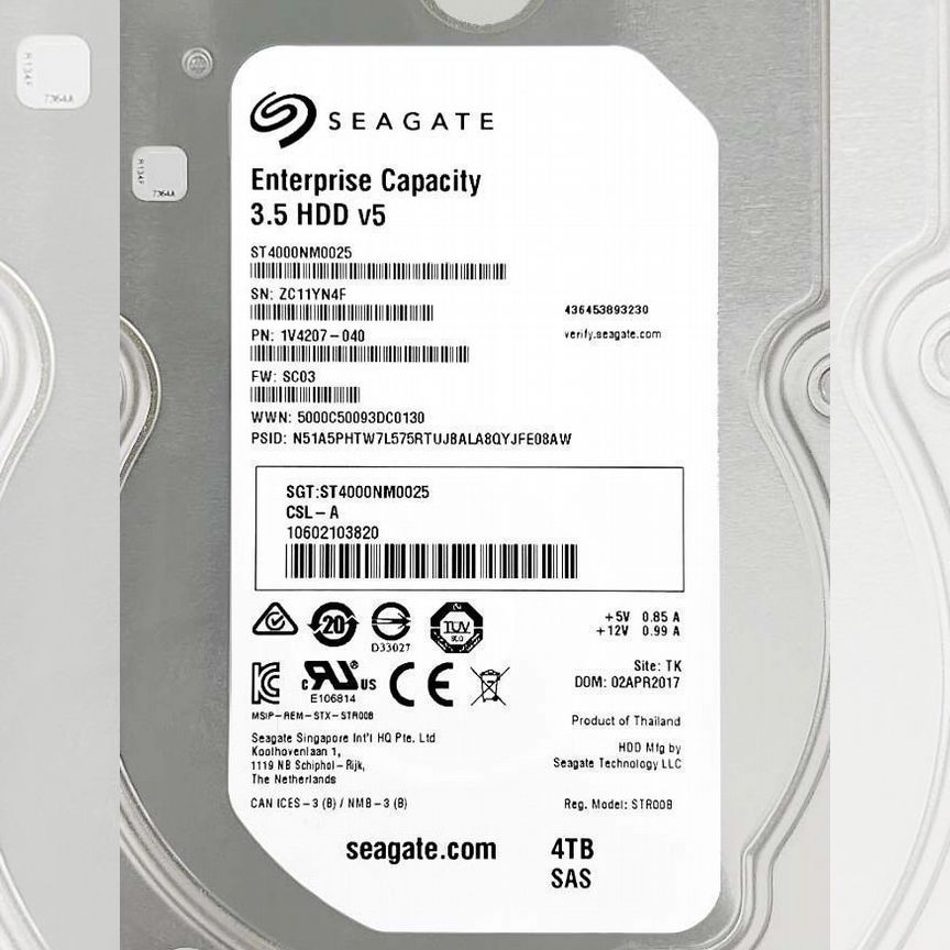 [10602103820] Жесткий Диск Fujitsu 10602103820 4tb 7200 Sas 3,5"