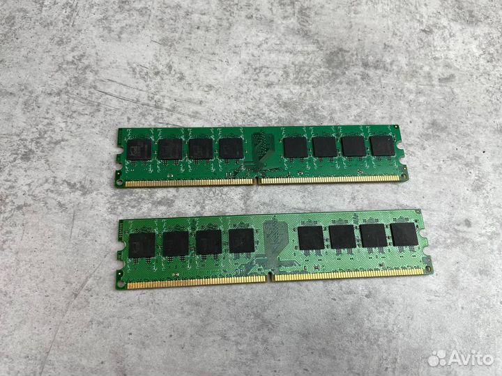 Оперативная память DDR2 1 gb разная