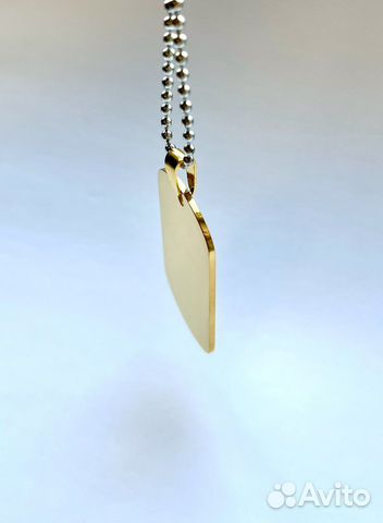 Жетон для гравировки цвет золото