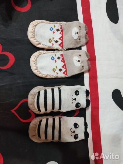 Детские носочки тапочки 19-20 размер