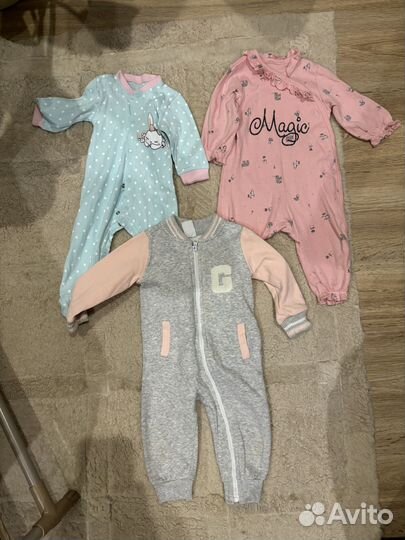 Большой пакет вещей для девочки