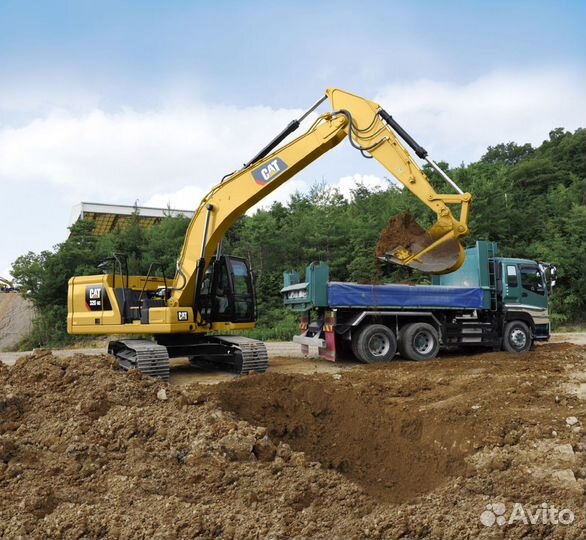 Аренда гусеничный экскаватор cat320