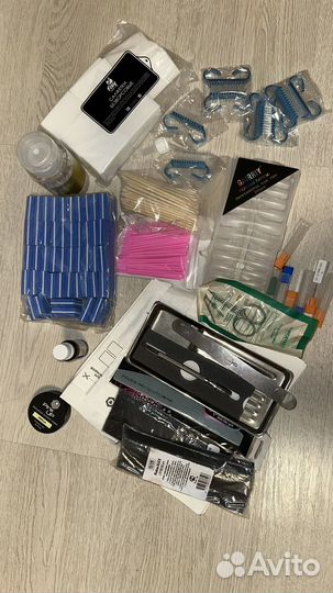 Набор для маникюра и наращивания ногтей