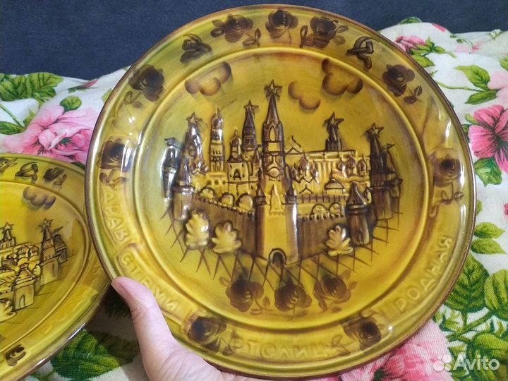 Тарелка настенная зик