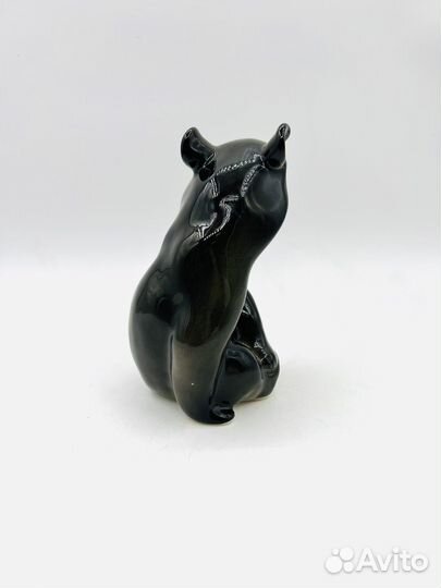 Статуэтка Гималайский Мишка Лфз СССР 13 см