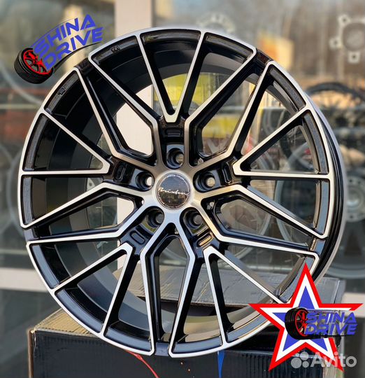 Диски Brixton VL4 R19 5x112 Black Groove Gloss