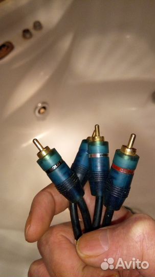 Аудио кабель.провода Gold Japan