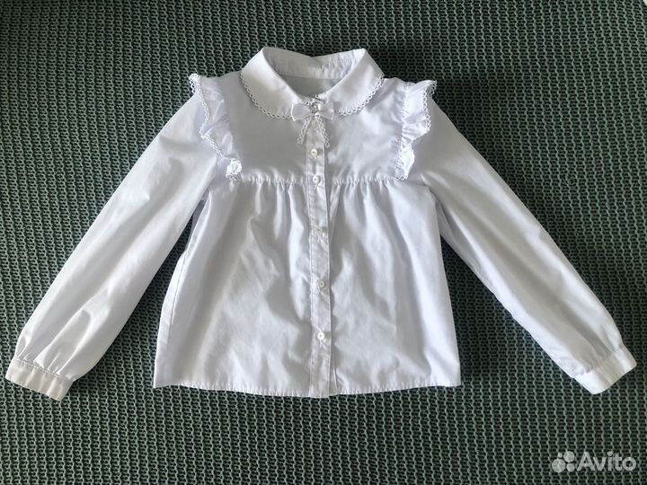 Рубашка школьная размер 116