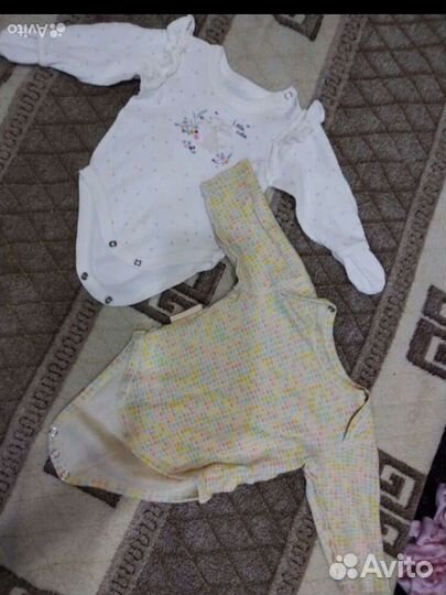 Вещи на девочку пакетом 56-62