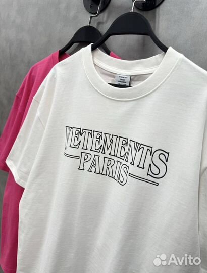 Футболка vetements Paris (оверсайз)