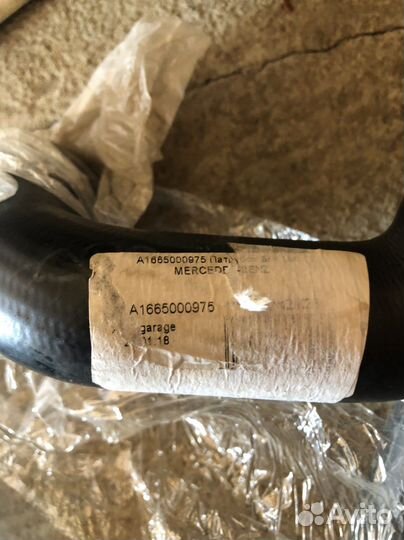 Патрубка на Mersedes Benz 166 ML GLE