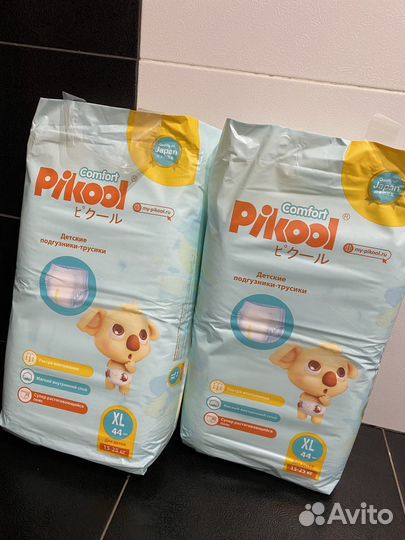 Подгузники японские трусики pikool comfort 4 xl